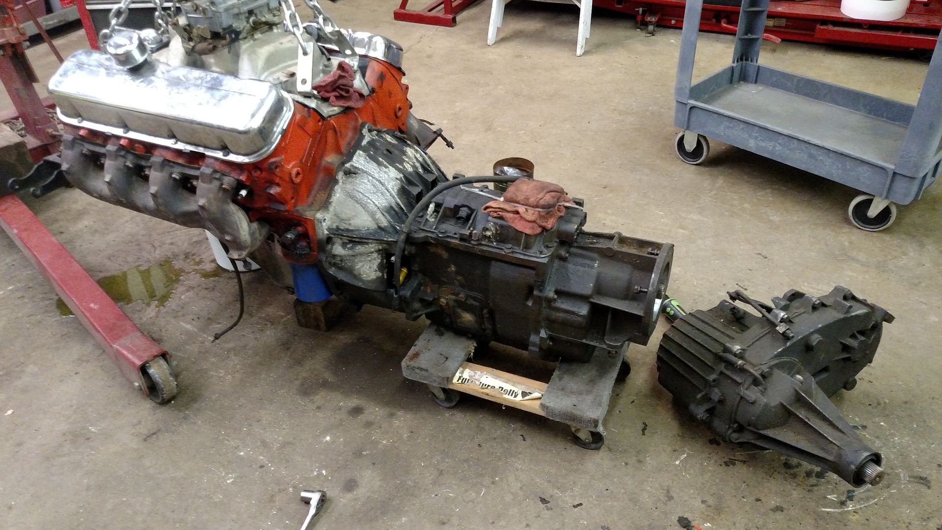 32 spline NP208 is not mating up to NV4500... what am I doing wrong